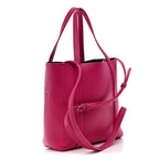Balenciaga Calfskin XXS Everyday Tote Rose Magenta Black