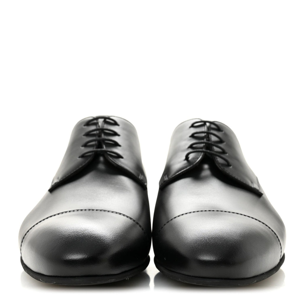 Chanel Smooth Calfskin Mens Loafers 45 Black
