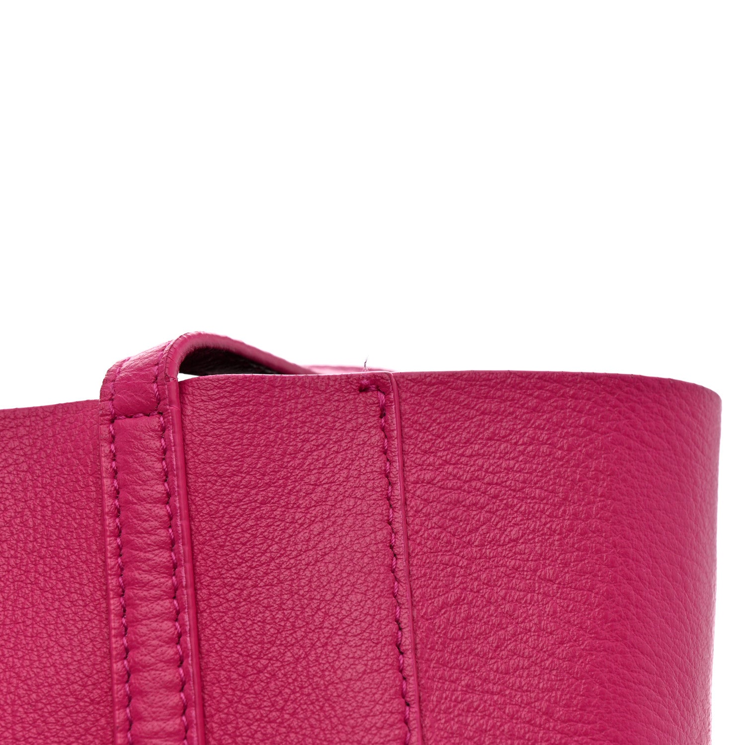 Balenciaga Calfskin XXS Everyday Tote Rose Magenta Black