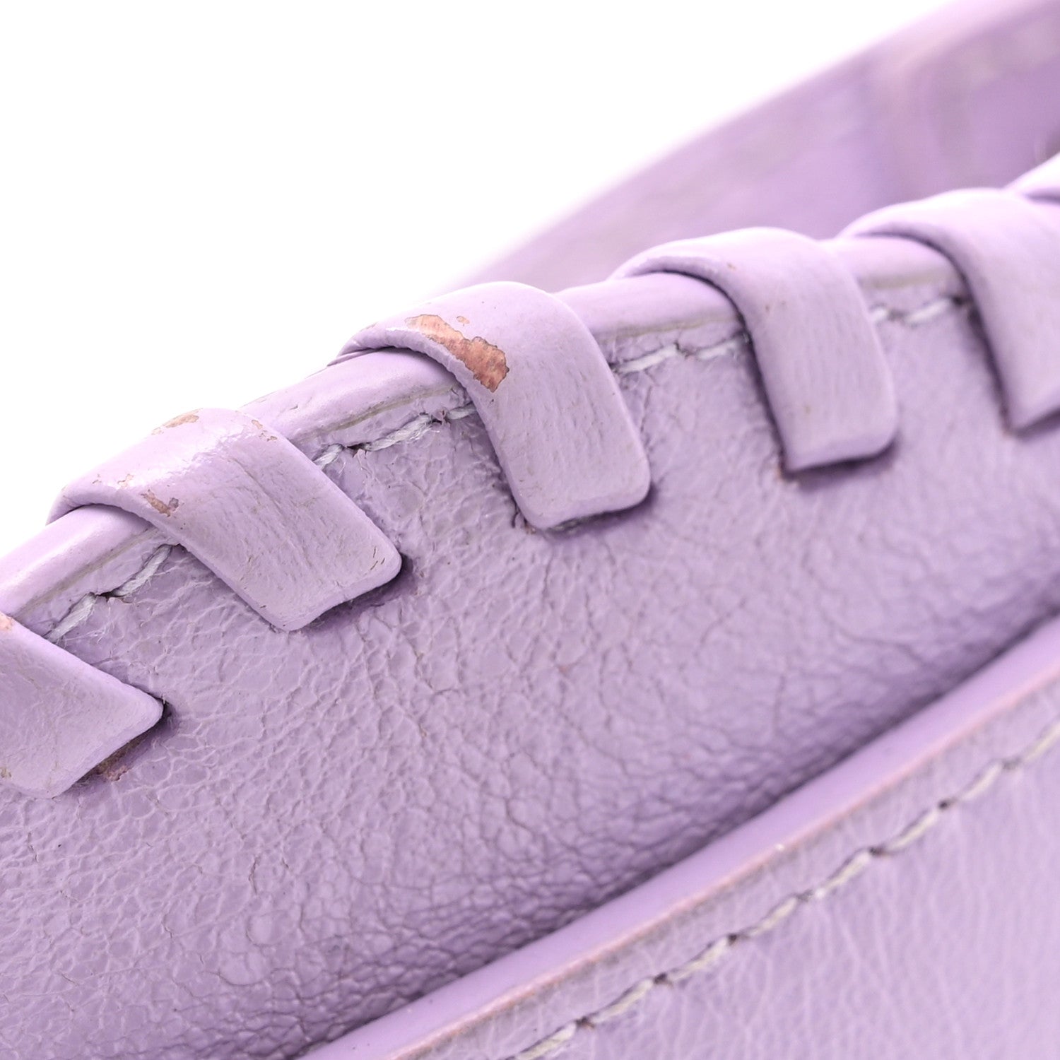 Balenciaga Agneau Arena Le Cagole Shoulder Bag XS Lilac