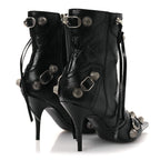 Balenciaga Agneau Arena Cagole 90mm Ankle Boots 36 Black