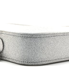 Balenciaga Glitter M Triangle Pouch Argent Black