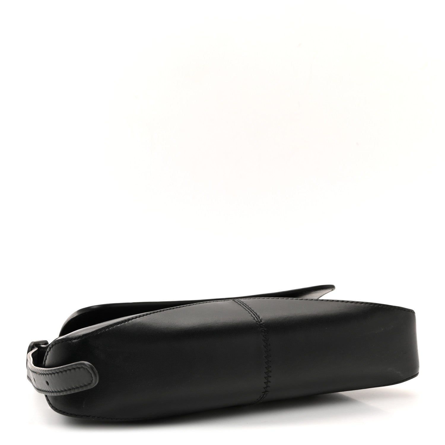 Balenciaga Box Calfskin Monochrome Small XX Flap Stretch Bag Black