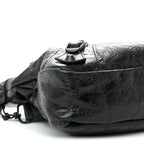 Balenciaga Agneau Arena Classic Hardware Le City First Bag Black