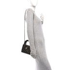 Chanel Metallic Aged Calfskin Quilted Nano Kelly Shopper Light Brown