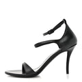 Balenciaga Calfskin Honey 90mm Sandal 37 Black