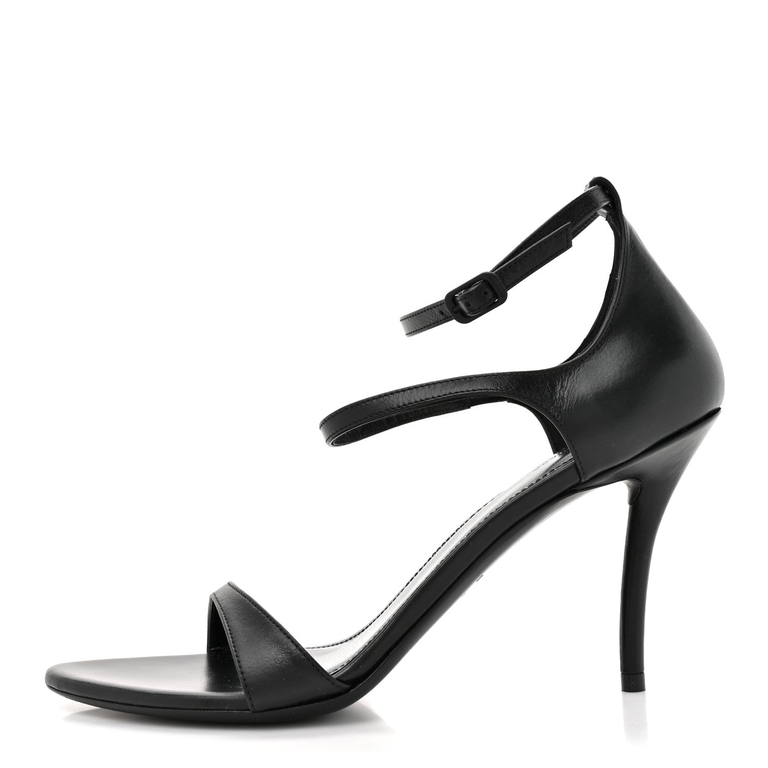 Balenciaga Calfskin Honey 90mm Sandal 37 Black