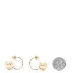 Christian Dior Pearl Mise En Dior Tribales Earrings White