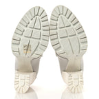 Bottega Veneta Calfskin Loafer Pumps 39.5 Mist Bianco