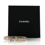 Chanel Metal CC Chain Link Choker Necklace L Gold