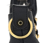 Balenciaga Chevre Gold Metallic Edge Hardware Town Bleu Nuit Dark Sea
