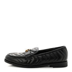 Gucci Nappa Matelasse Double G Marmont Loafers 42 Black