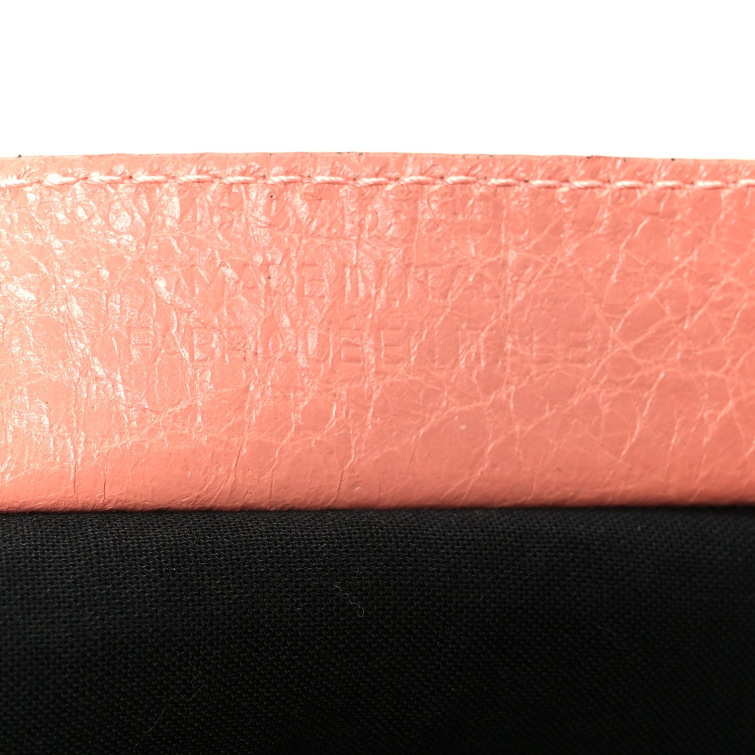 Balenciaga Agneau Stadio Ruban Viscose Navy Cabas XS Rose Ballerine