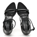 Balenciaga Calfskin Honey 90mm Sandal 37 Black