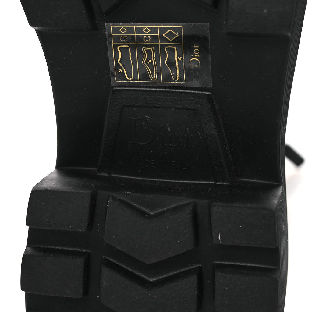 Christian Dior Nappa Stretch Dior Arcade Boots 39 Black