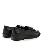 Chanel Lambskin Quilted CC Turnlock Loafers 37.5 Black