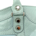 Balenciaga Agneau Classic Silver Hardware Mini City Maldives