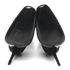 Saint Laurent Velvet Ella 110 Knee High Boots 40 Black