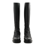 Gucci Microguccissima Knee High Riding Boots 40.5 Black