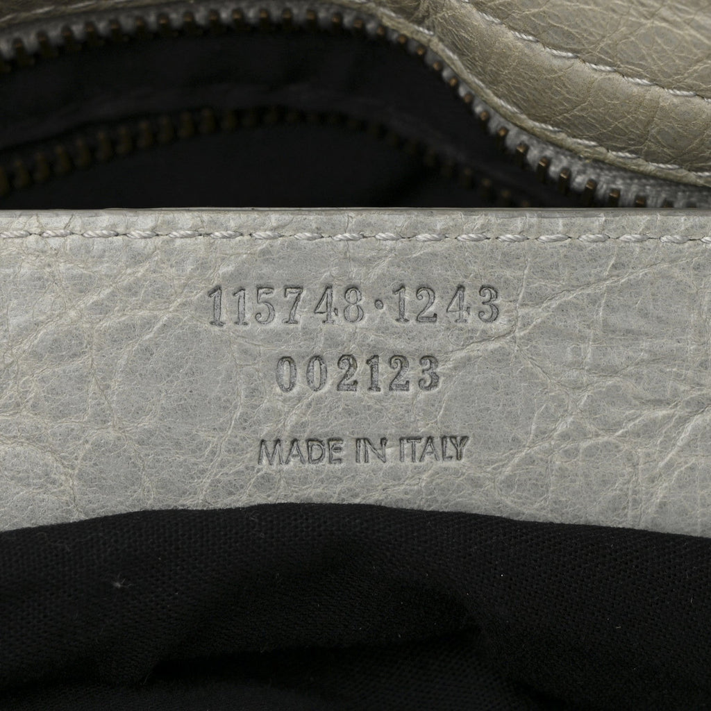 Balenciaga Agneau Classic Hardware City Gris Ciment