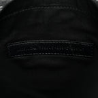 Balenciaga Arena Calfskin Medium Monaco Chain Shoulder Bag Black