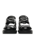 Prada Spazzolato Loafers 37.5 Black