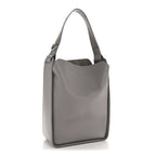 Balenciaga Calfskin Logo Embossed Small Tool 2.0 North-South Tote Balenciaga Grey