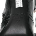 Balenciaga Agneau Arena Cagole 70mm Ankle Boots 37 Black