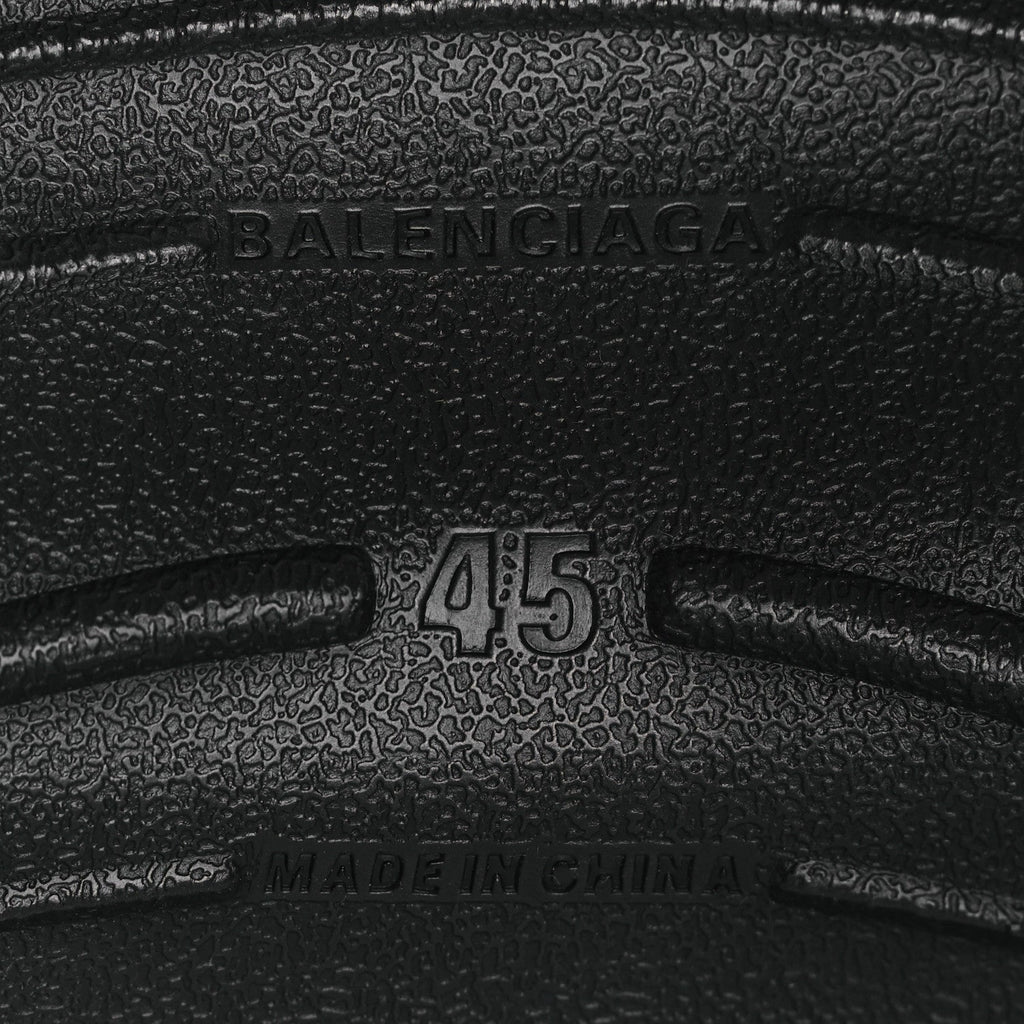 Balenciaga EVA Molded Mens HD Mules 45 Black