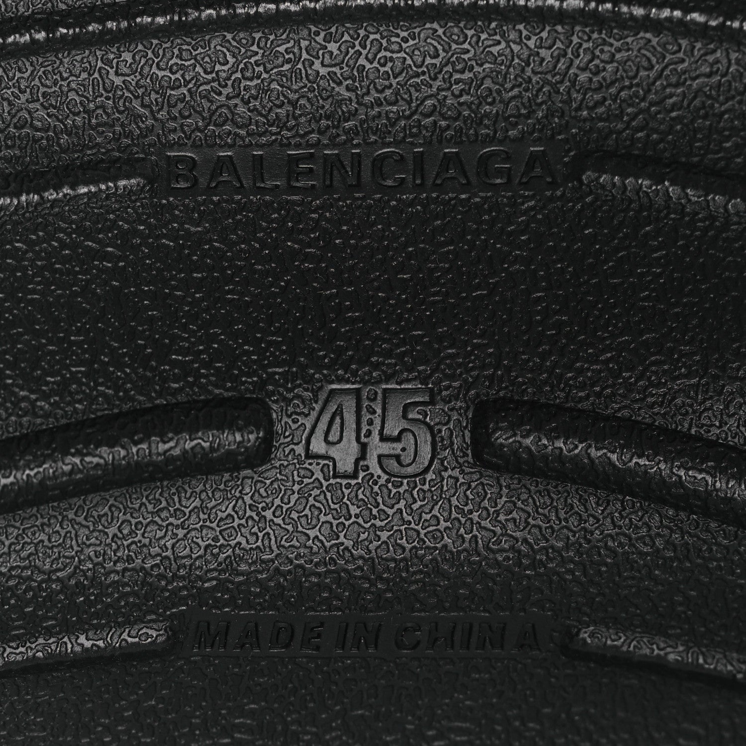 Balenciaga EVA Molded Mens HD Mules 45 Black