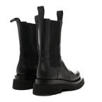 Bottega Veneta Calfskin The Lug Chelsea 55mm Boots 36.5 Black