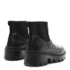Gucci Calfskin Nappa Matelasse Frances Chelsea Boots 39 Black