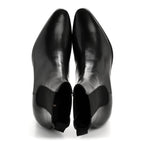 Saint Laurent Incrociato Muriel Vassili 60 Ankle Zip Boots 36 Black