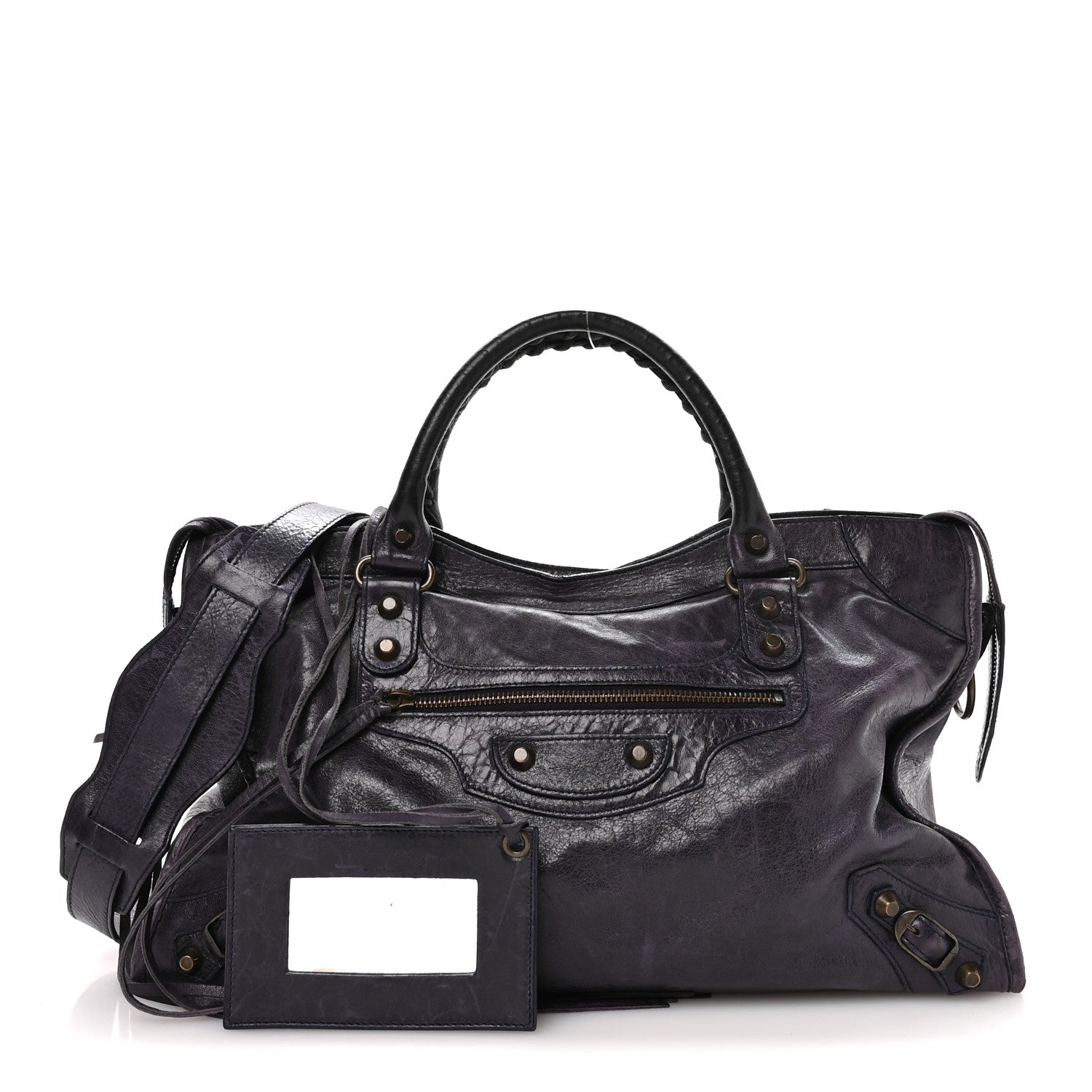 Balenciaga Agneau Classic Hardware City Encre