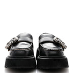 Gucci Cordovan Lux Dionysus Hunder Loafers 39.5 Black