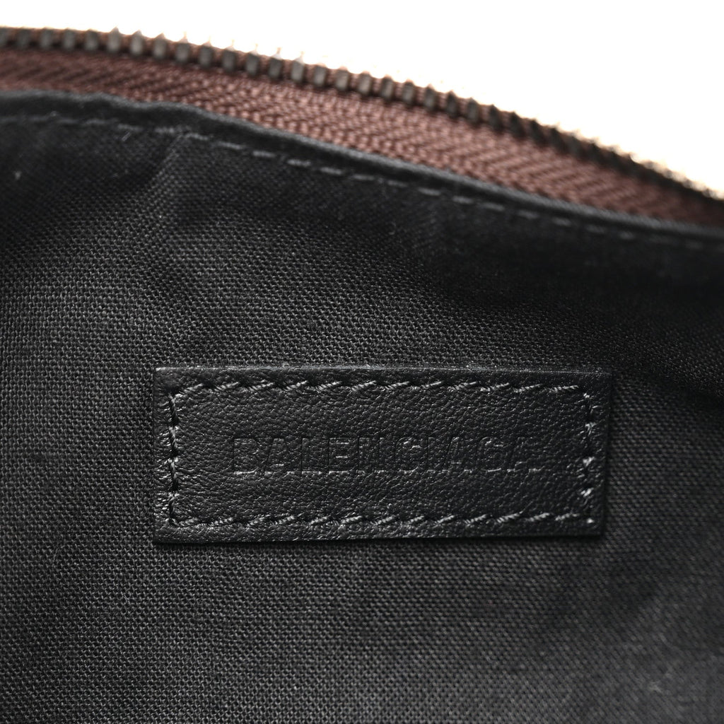 Balenciaga Metallic Agneau Arena Le Cagole Shoulder Bag XS Dark Bronze
