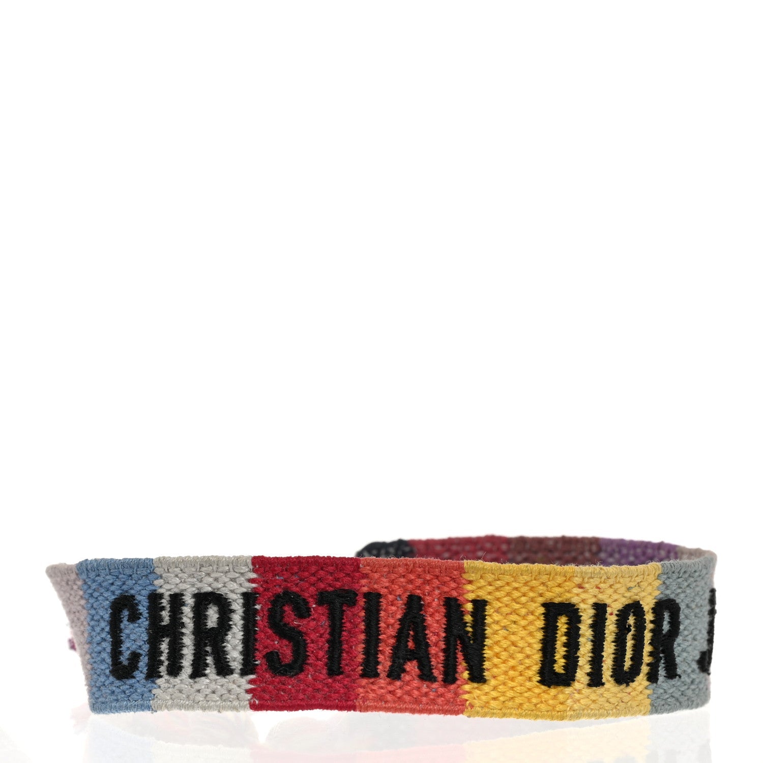 Christian Dior Woven Cotton J'Adior Friendship Bracelet Multicolor