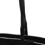 Balenciaga Daim Suede Plate Hardware Papier A6 Zip Around Tote Black