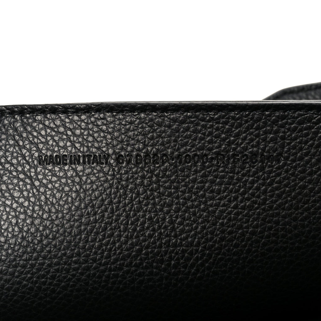 Balenciaga Grained Calfskin Neo Classic Black Hardware S City Black