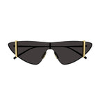 Saint Laurent Sunglasses Shield Full Rim, Black Frame and Black Lens SL536001
