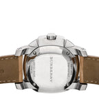 Burberry Stainless Steel Alligator Diamond Bezel 38mm The Britain Quartz Watch Champagne BBY1400