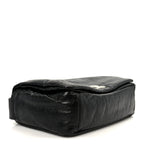 Balenciaga Arena Calfskin Small Monaco Flap Bag Black
