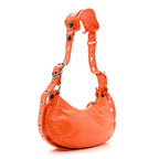 Balenciaga Agneau Arena Le Cagole Shoulder Bag XS Orange