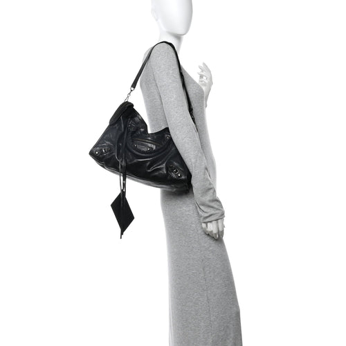 Balenciaga Agneau Classic Hardware City Black