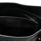 Balenciaga Agneau Arena Storico Silver Hardware Small Le City Black