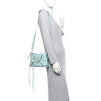 Balenciaga Agneau Classic Silver Hardware Mini City Maldives