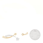 Chanel 18K Yellow White Gold Diamond Etoile Filante Earrings