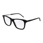 Saint Laurent Eyeglasses Square Full Rim, Black Frame and Clear Demo Lenses Lens SLM83001