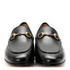 Gucci Calfskin Womens Jordaan Loafers 36.5 Black