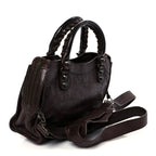 Balenciaga Agneau Classic Hardware Mini City Cigare Fonce